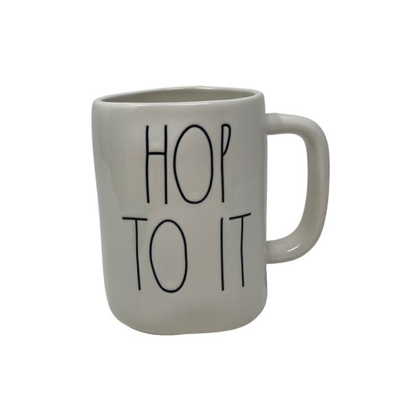 Rae Dunn Mug HOP TO IT Original Ceramic 16oz Coffee Cup RD Kitchen Decor Easter - Picture 7 of 7